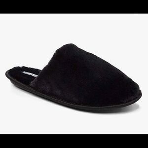 Ellen Tracy Faux Fur Slippers